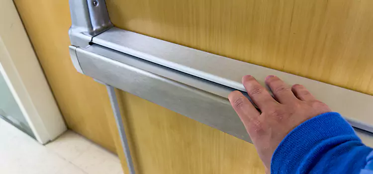 Installing a Push Bar on a Door Gallatin